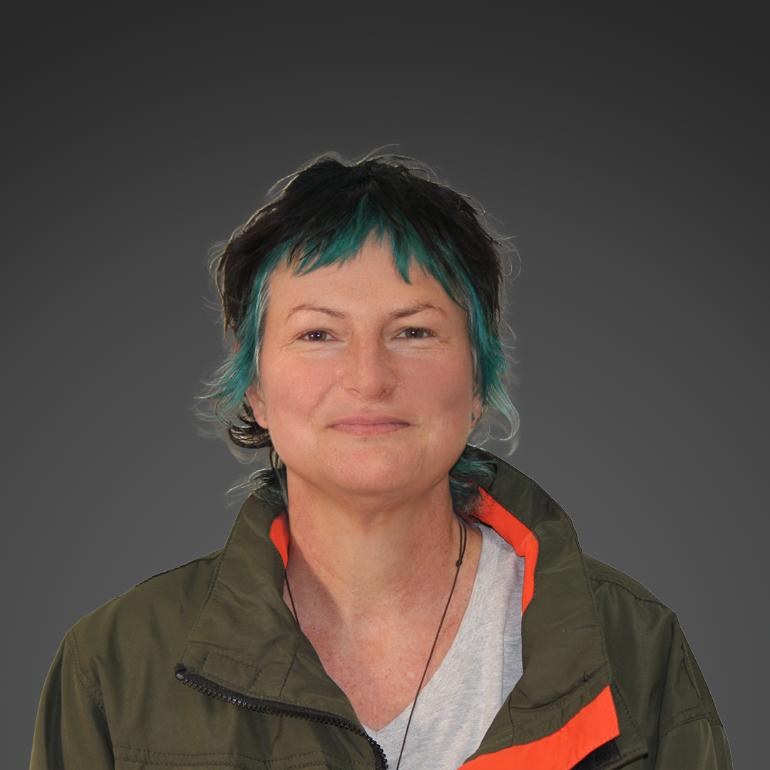 Headshot of Shelley Bourke playing the role of Brethren member